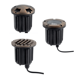 Kichler CBR In-Grounds w/ Brass Trim, Grill, or Beacon